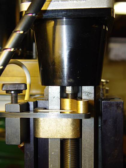 Sherline Z-axis leadscrew nut - top end