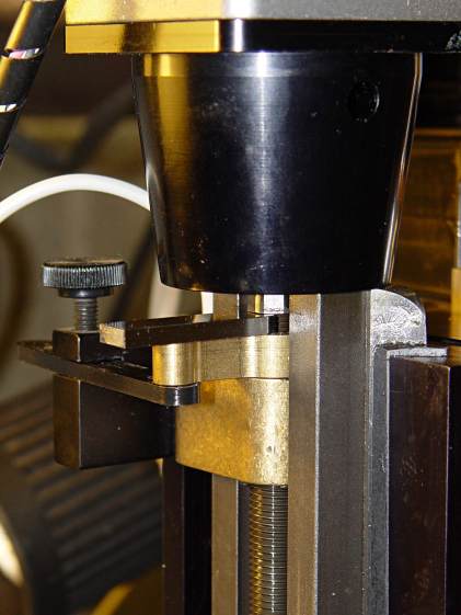 Sherline Z-axis leadscrew nut - gauge block