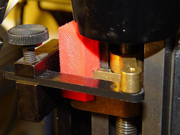 Sherline Z-axis Overrun Block - rear view
