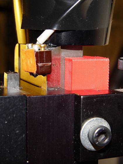 Sherline Z-axis Overrun Block - side view