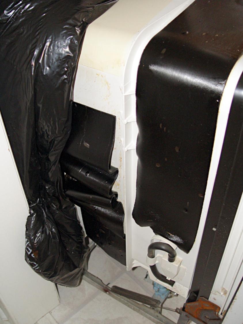 Dishwasher sound deadener - slipping away