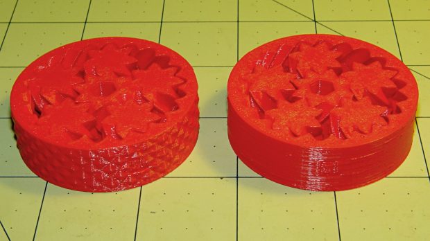 Knurled vs original Planetary Gear Bearing
