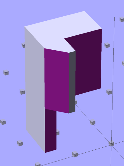 Sherline Z-Axis Overrun Prevention Block - solid model
