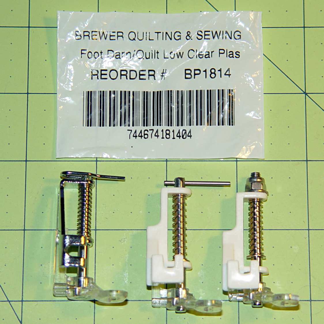 Brewer BP1814 Quilting Foot - assortment