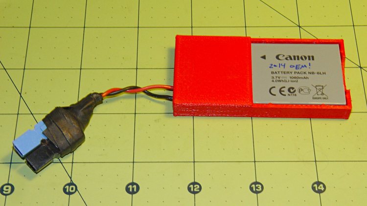 Canon NB-6L battery holder