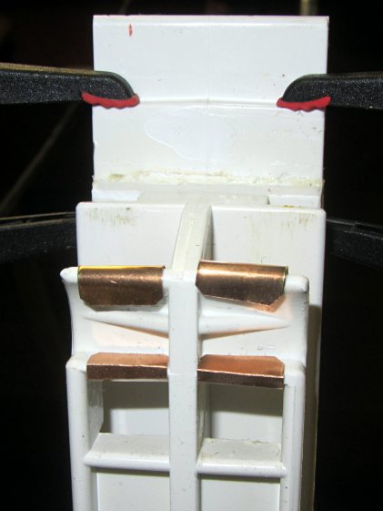 Refrigerator strut - phosphor bronze covers - bottom