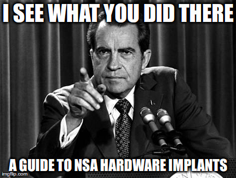 Meme - Nixon - I see what you did there - 5x38k