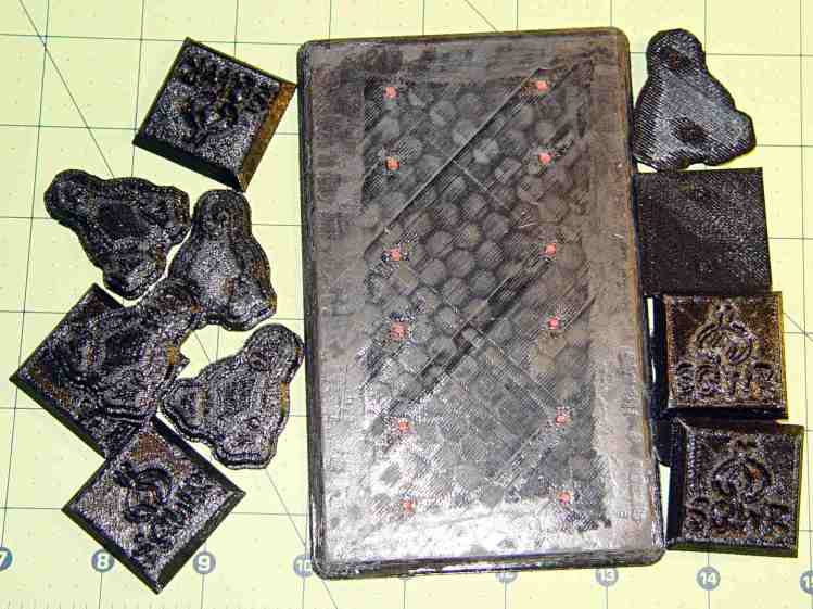 Mold peg plate - repaired