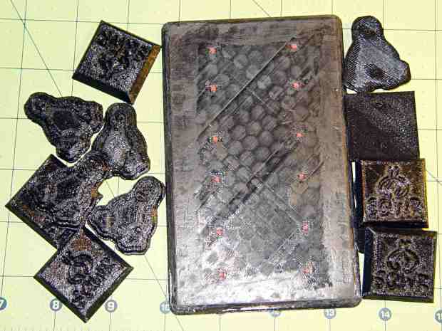 Mold peg plate - repaired