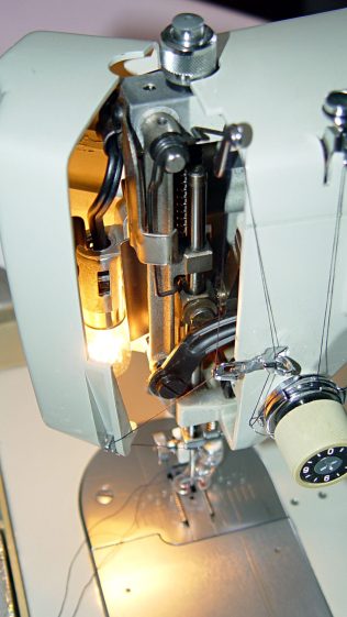 Kenmore Model 158 Sewing Machine - lamp