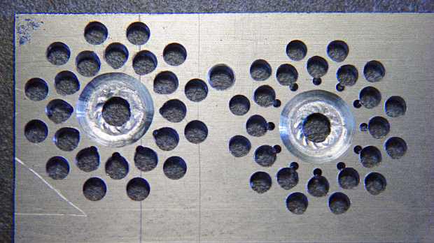 Can opener gear - second hole pattern