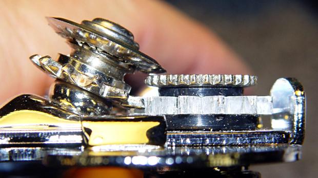 Can opener gear - final fit