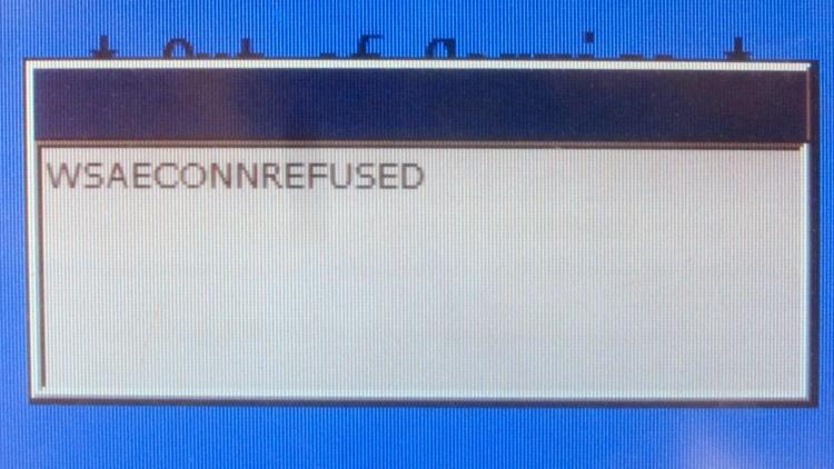 Price Scanner - Connection Refused - Detail