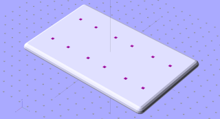 SqWr Positive Mold Framework - 2x3 pins