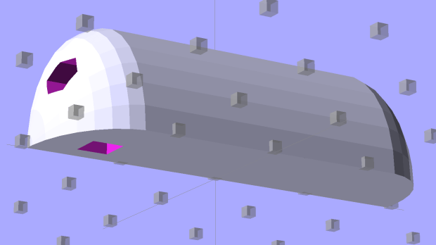 Strip Light Mount - complete
