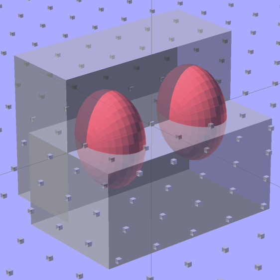 Strip Light Mount - end cap spheroids