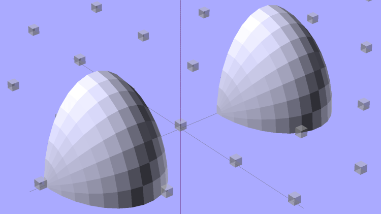 Strip Light Mount - end caps - shaped