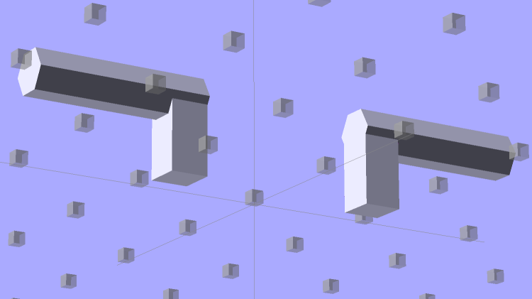 Strip Light Mount - positive wire channels