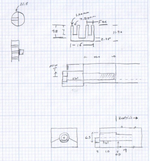 Desk Lamp Heatsink Dimensions - doodle