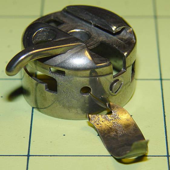 Kenmore bobbin case - restored parts