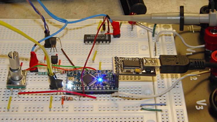 Strobe Photography - control breadboard