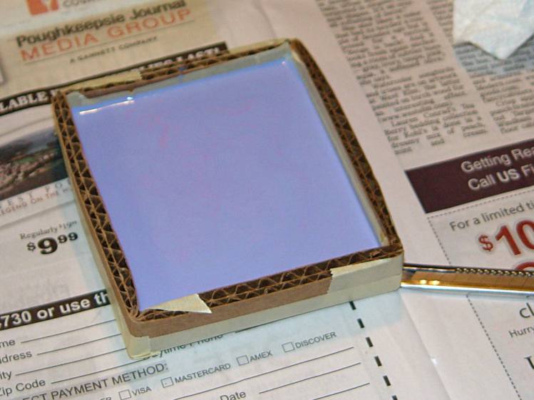 Tux 2x2 mold - curing