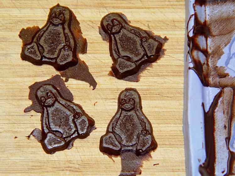 Tux chocolates - silicone mold