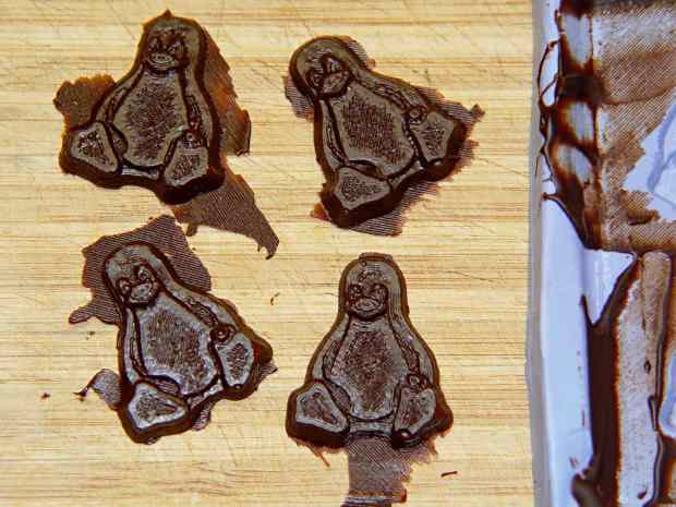 Tux chocolates - silicone mold