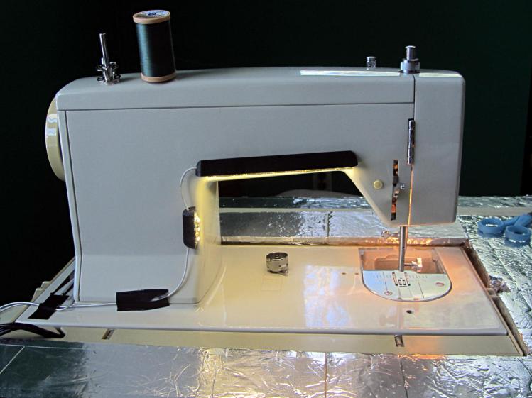 Kenmore Model 158 Sewing Machine - LED Lights - rear