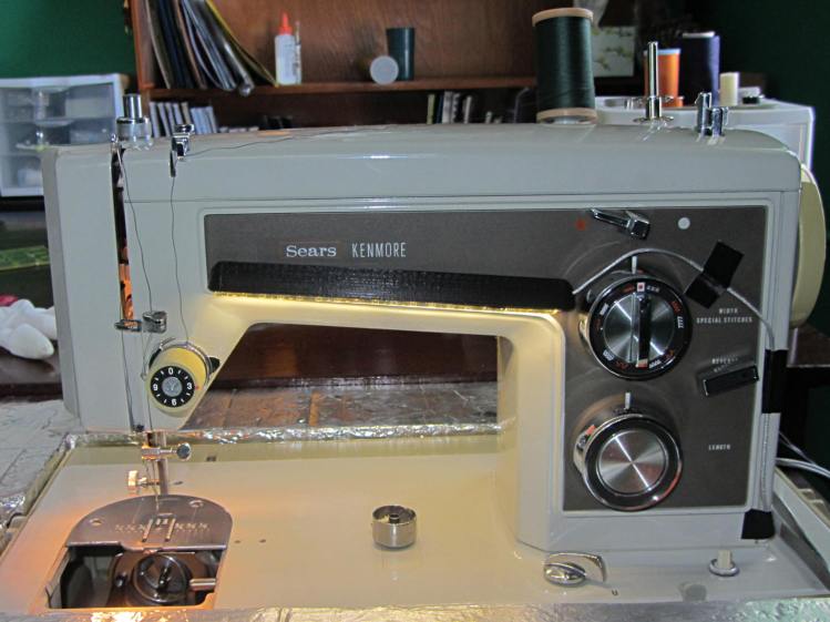 Kenmore Model 158 Sewing Machine - LED Lights - front