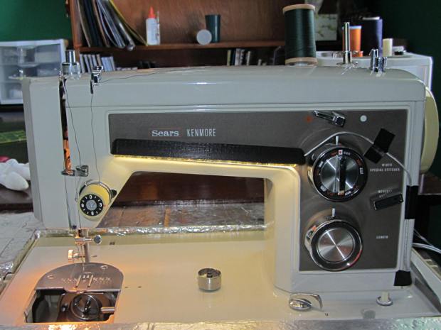 Kenmore Model 158 Sewing Machine - LED Lights - front