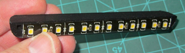 LED Strip Light Mount - bottom view