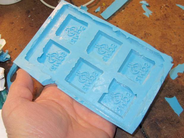 SqWr chocolate molds - silicone interior