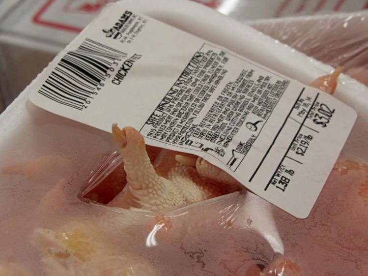 Chicken Feet - breaking out