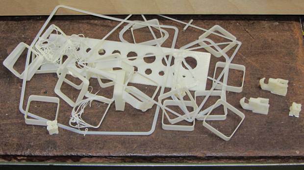 3D printed calibration scrap