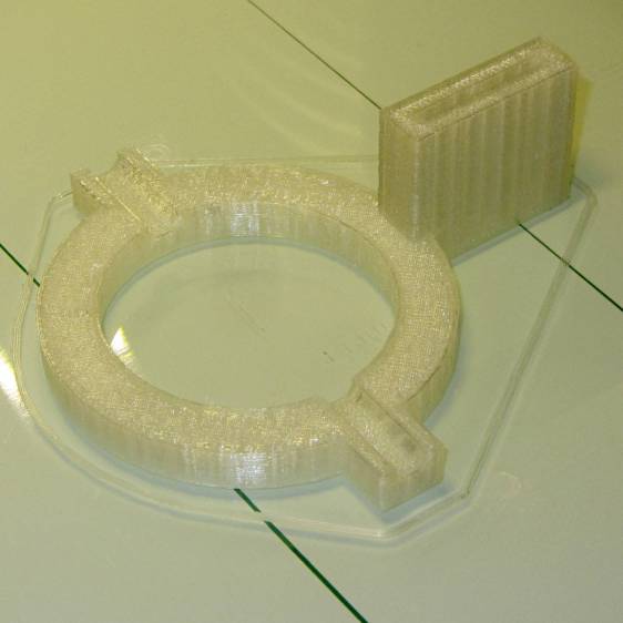 Laser-photodiode fixture - on platform