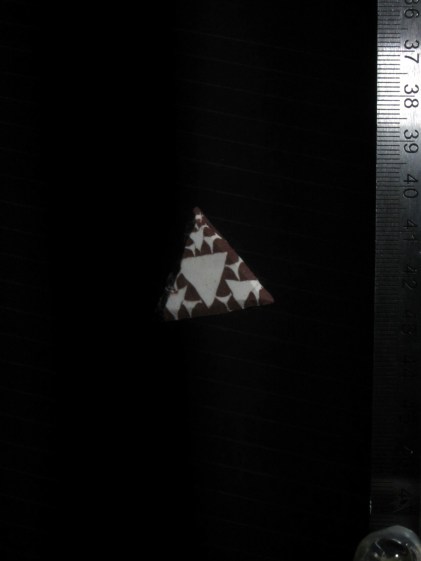 Falling Sierpinski gasket