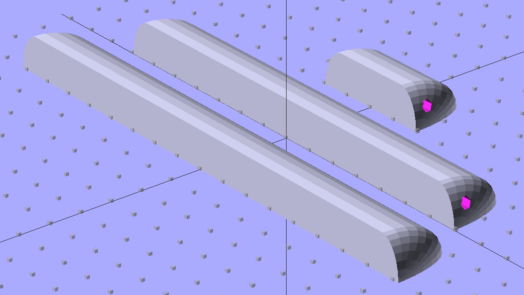 Strip Light Mount - 2 wide - build layout