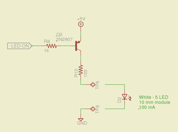White LED driver - schematic