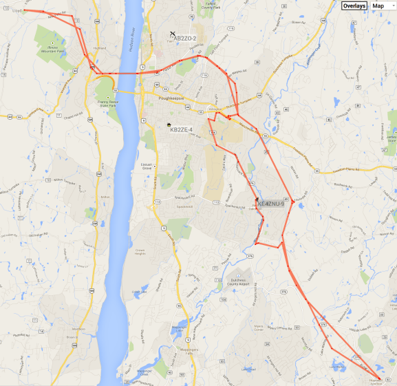 DCRT Muster - GPS Track - 2014-04-05