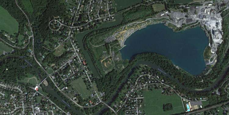 Hummelstown PA water plant - Pennsy Supply Quarry - ca 2013