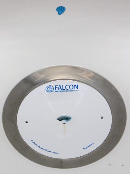 Falcon Waterless Urinal -seashell target