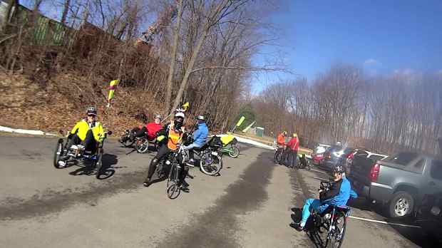 Recumbent Riders - Hopewell Junction Depot - 2014-04-05