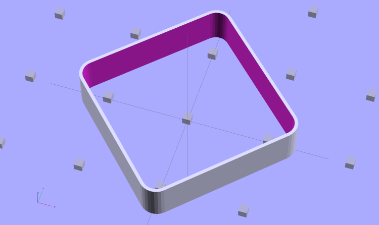 Thinwall Open Box - hull - solid model