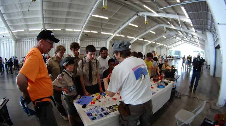 3D Printing Demo - HV Scout CamporALL 2014