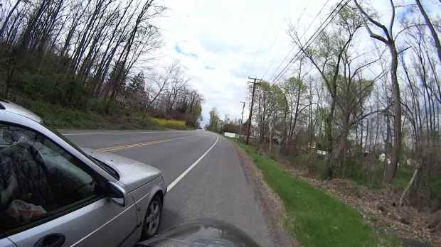 Near Miss - Jackson Drive - 2014-05-03 - car interior