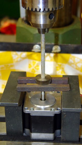 NEMA 23 Stepper - removing gear