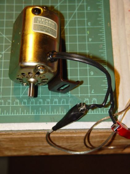 Kenmore 158 AC motor - DC power