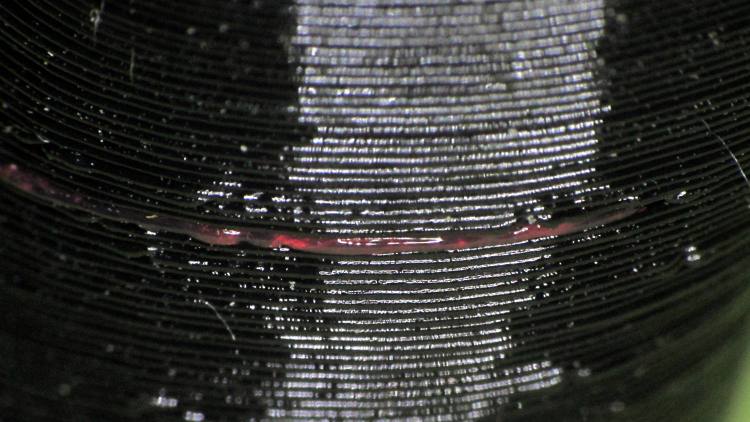 Pink Panther Woman - black with red contamination - detail