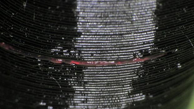 Pink Panther Woman - black with red contamination - detail